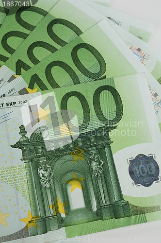 Image of euro banknotes