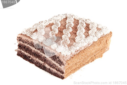 Image of tasty nuts cake