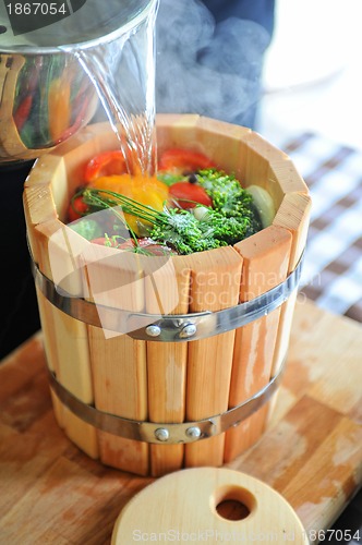 Image of preserving tomatoes