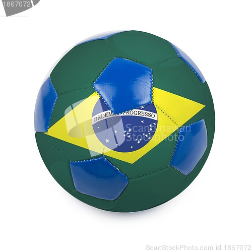Image of brazil soccer ball