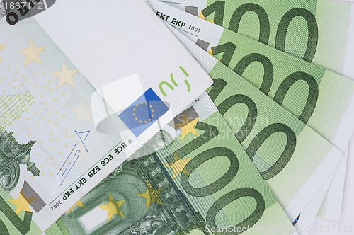 Image of euro banknotes