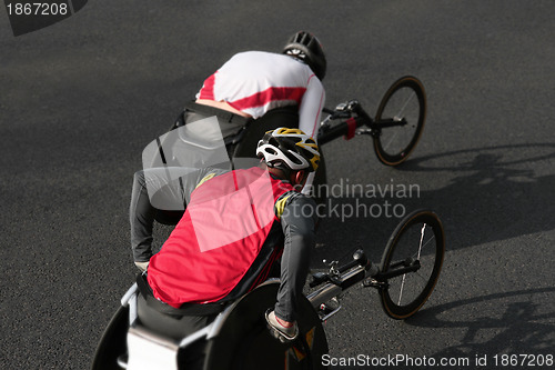 Image of wheelchair athletes