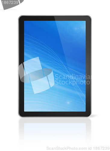 Image of 3D digital tablet pc