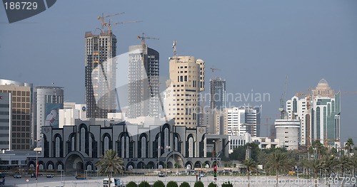 Image of Doha skyscrapers