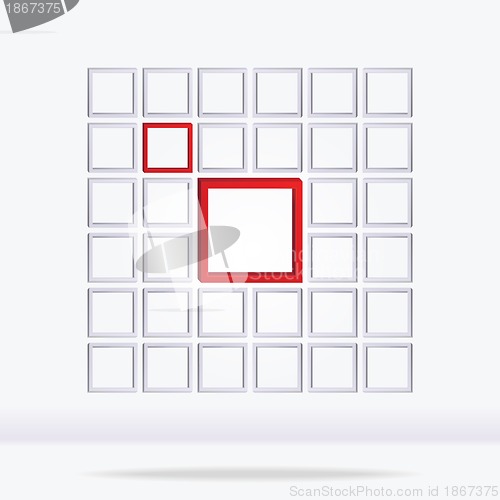 Image of Abstract geometrical square background