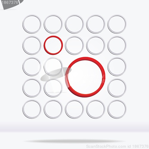 Image of Abstract geometrical circle background