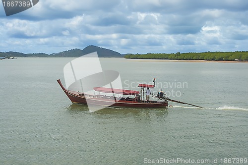 Image of Boat at Andaman Sea