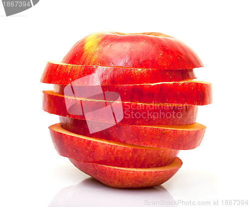Image of Red Sliced Apple