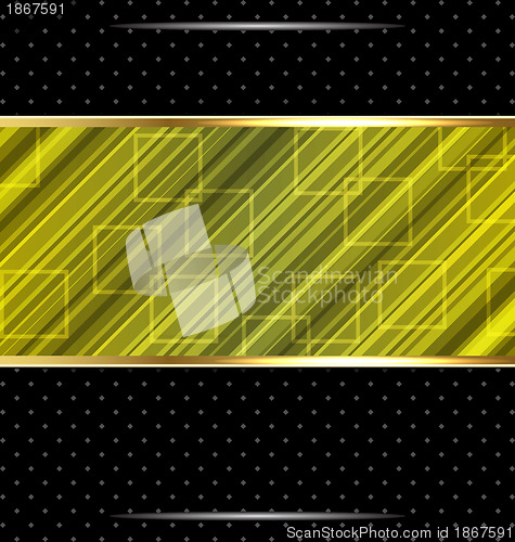 Image of Techno abstract green background, striped texture