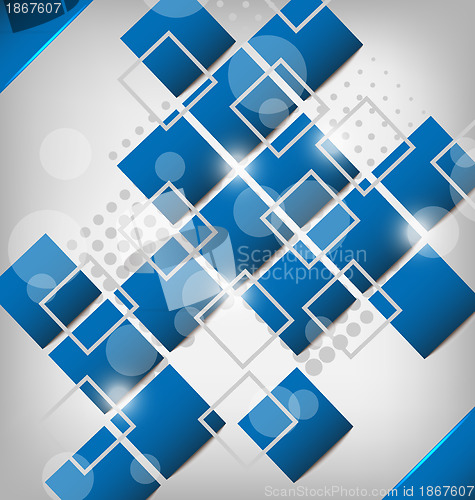 Image of Abstract creative background with squares