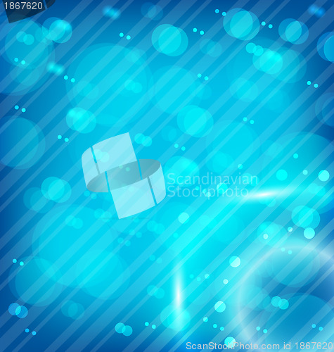 Image of Techno abstract blue background with transparent circle