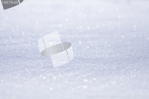 Image of white snow