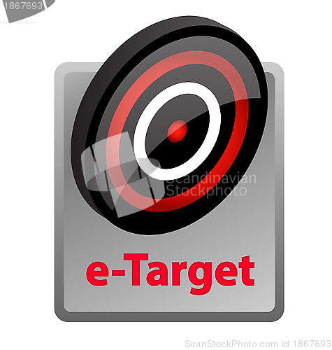 Image of e-target advertisement icon