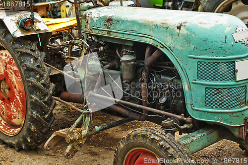 Image of old tractor