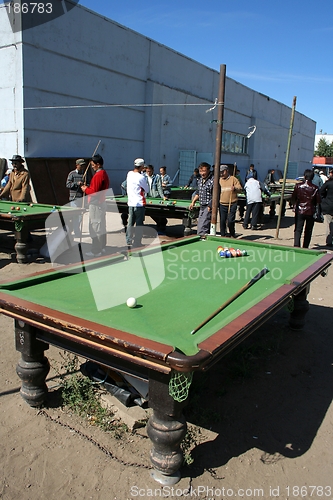 Image of Playing pool