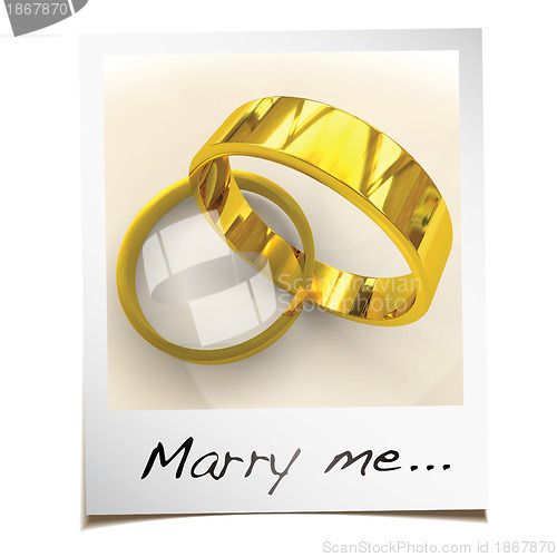 Image of Marry me instant photo