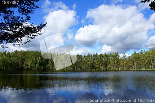 Image of Landscape with lake