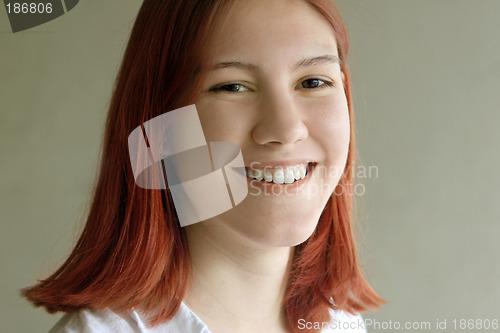 Image of Redhead teenage girl