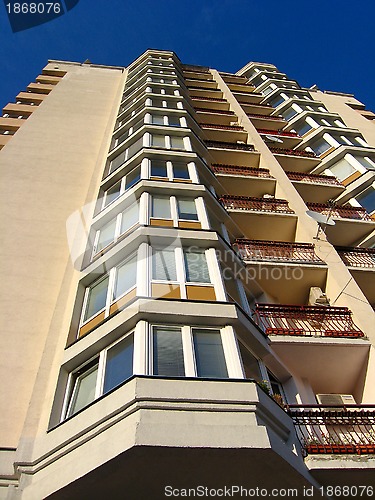 Image of The multi-storey modern house