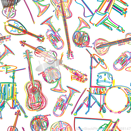 Image of Musical instruments sketch