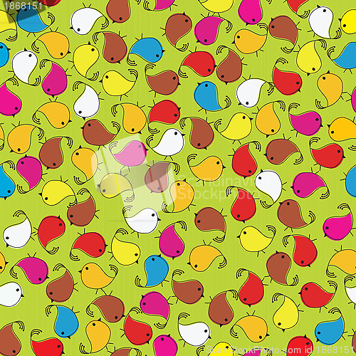 Image of Tweet birds pattern