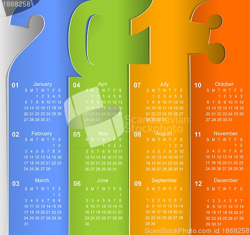 Image of Calendar 2013