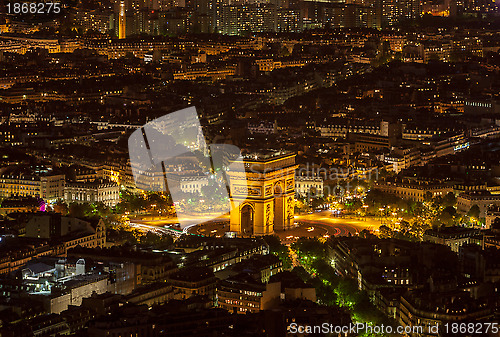 Image of Pairs by Night-  Aerial View