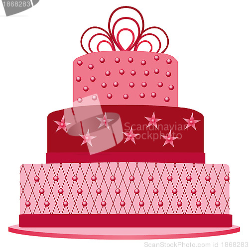 Image of pink cake