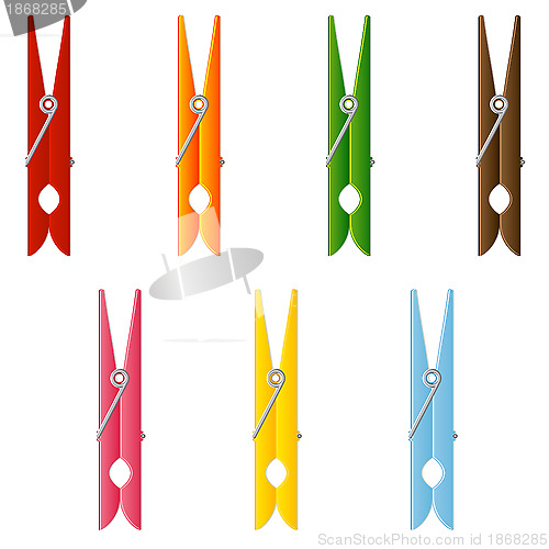 Image of Clothes pin set