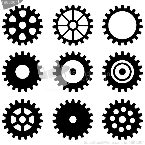 Image of set of gear wheels