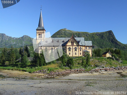Image of Church in Norwegian mountains