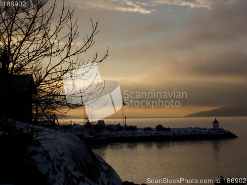 Image of Sunset in Drøbak