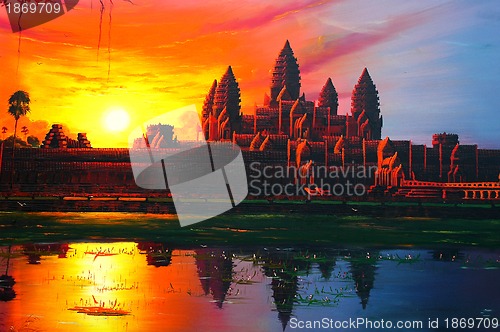 Image of Sunrise at Angkor Wat,Cambodia