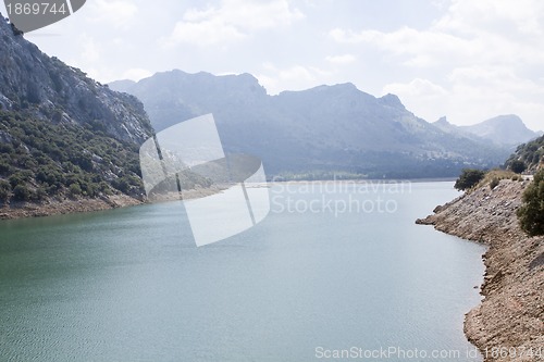 Image of blue sea and blue sky holidays vacation summer meditteranean 