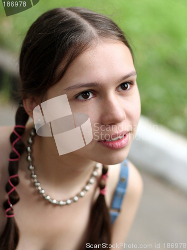 Image of Girl with braids