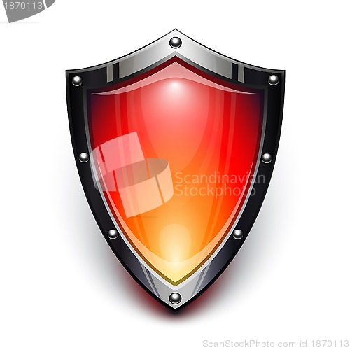 Image of Red security shield