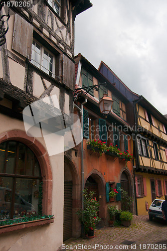 Image of Old streets in Riquewihr town