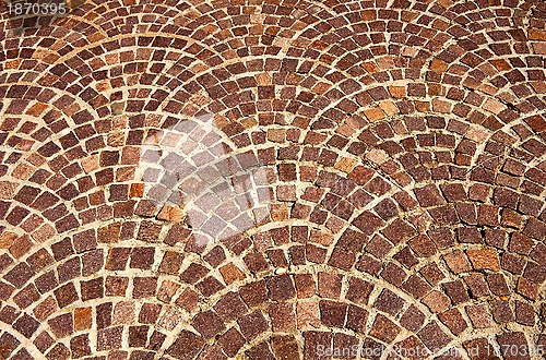 Image of Arched brick background pattern