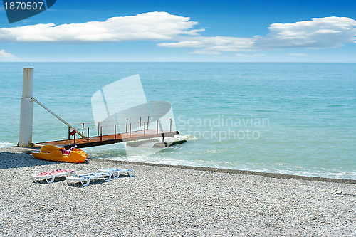 Image of solar sea beach