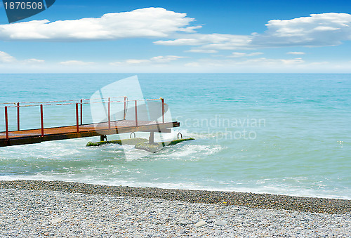 Image of solar sea beach