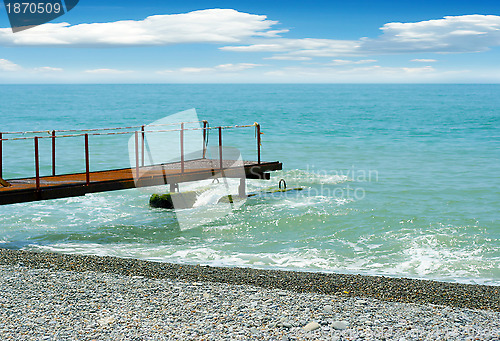 Image of solar sea beach