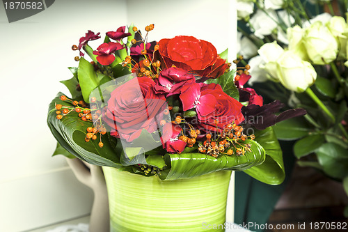 Image of flowers red rose