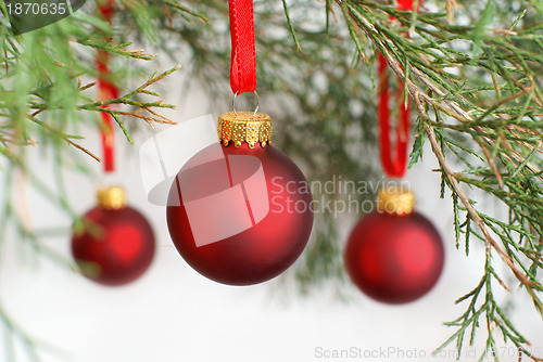 Image of Christmas baubles