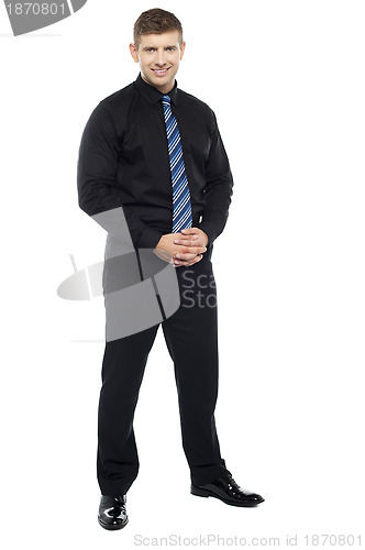 Image of Handsome portrait of young business entrepreneur
