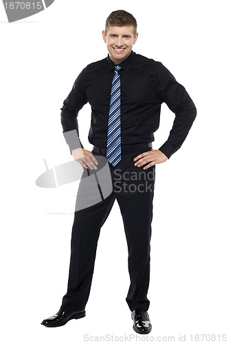 Image of Casual portrait of handsome young businessman
