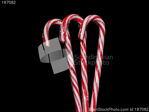 Image of Three Candy Canes