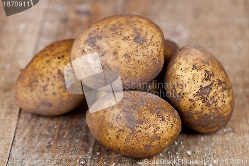 Image of organic potatoes