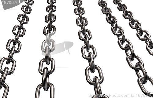 Image of metal chains