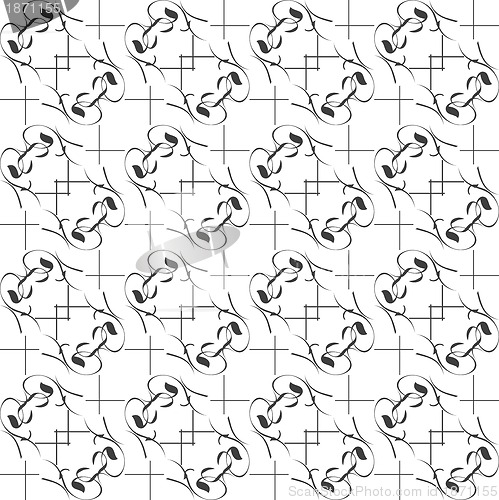 Image of Mono black wallpaper with seamless repeating pattern background