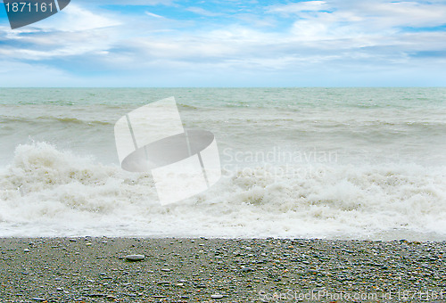 Image of solar sea beach